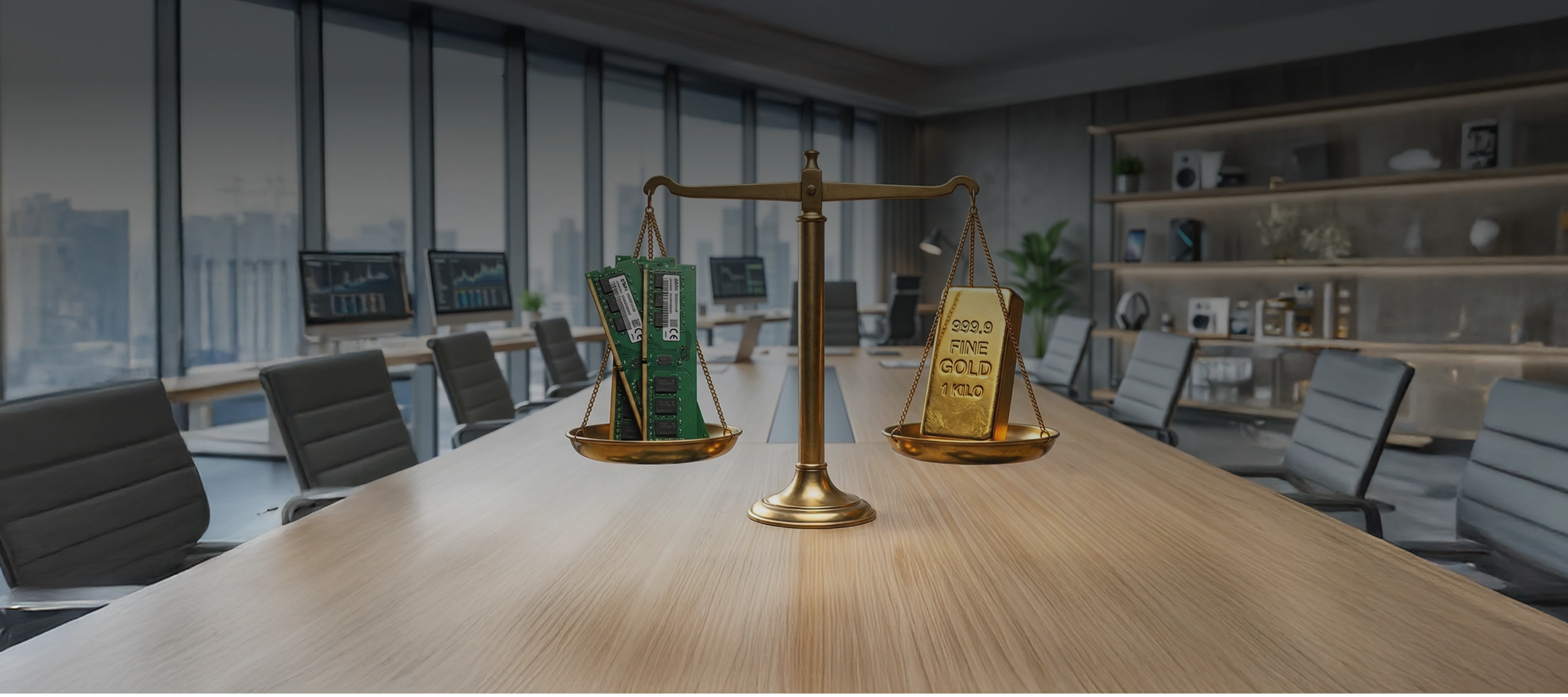 На весах золото и плата оперативной памяти